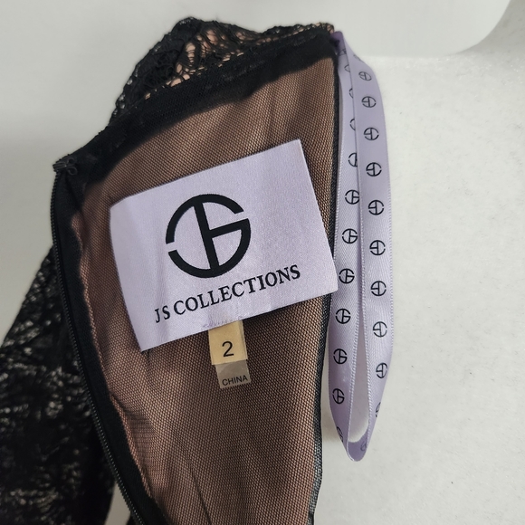 JS Collections Black Lace Dress - Picture 11 of 12